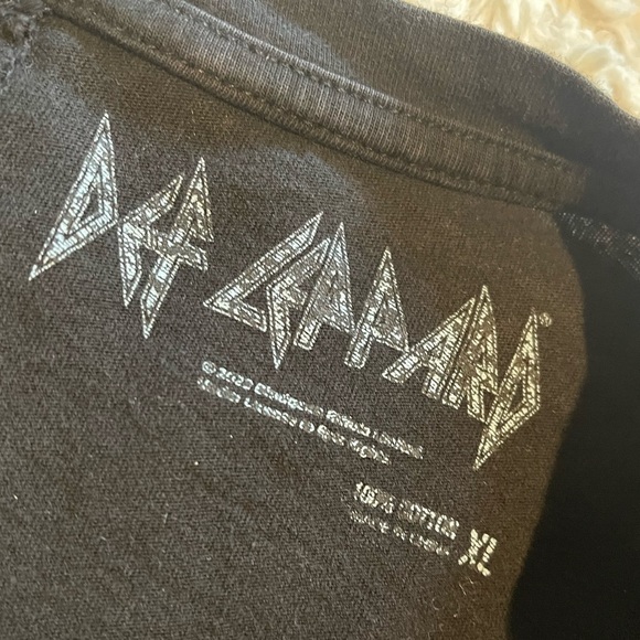 Def Leppard Classic Rock Music Band Tee Sz XL - Picture 2 of 5